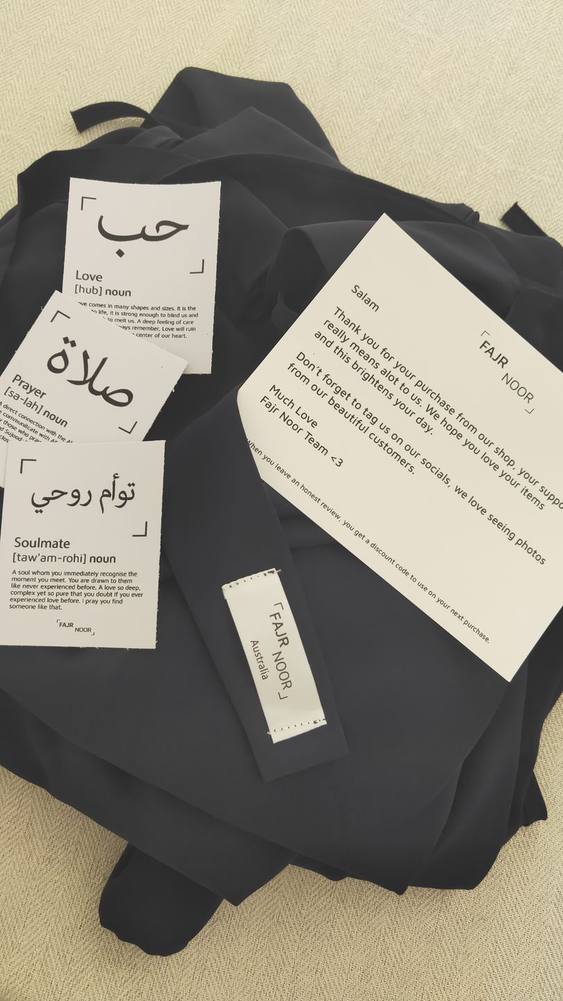 Customer photo review of Maryam Navy Jilbab