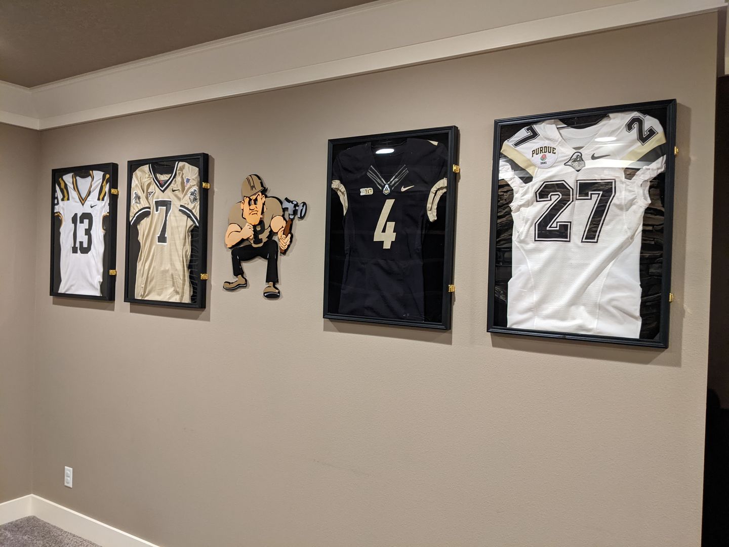 Customer photo review of Purdue University "Pete" 3D Vintage Metal Artwork NEW DESIGN 24" X 21"