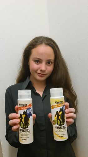 Customer photo review of Micellar Sulfate-Free Shampoo & Conditioner Combo