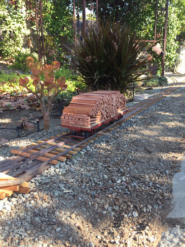 Customer photo review of Micro Engineering 30104 Blackened Metal Spikes -- Medium 3/8" Long pkg(800), All Scales