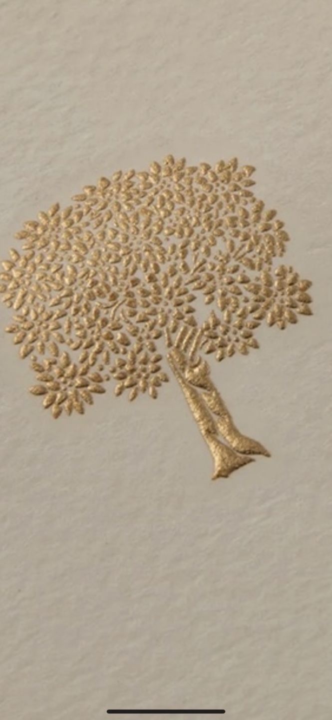 Customer photo review of Notecards, Letter Writing, Gift Tags - Tree