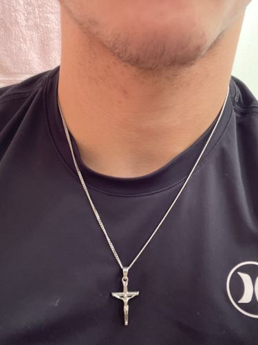 Customer photo review of Crucifix (Silver)