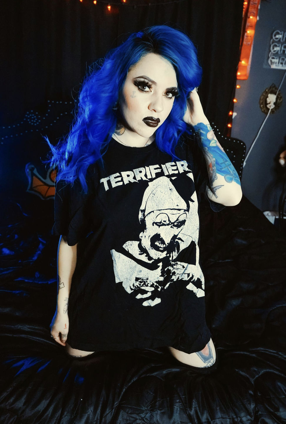 Customer photo review of Terrifier That's The Bad Guy T-Shirt