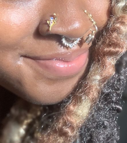 Customer photo review of Aoife  Nose Stud