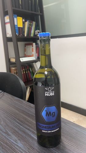 Customer photo review of Magnesium Water - Your Blood`s Superfood. (25 oz / 40 ppm) (750 ml / 40 ppm)