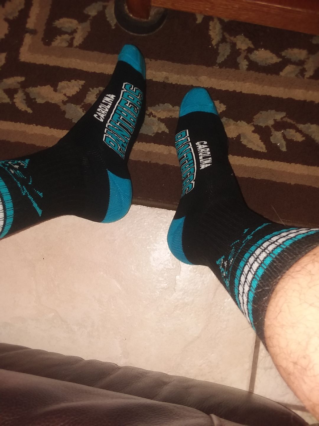 Customer photo review of Carolina Panthers - 4 Stripe Deuce