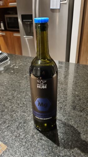 Customer photo review of Magnesium Water - Your Blood`s Superfood. (25 oz / 40 ppm) (750 ml / 40 ppm)