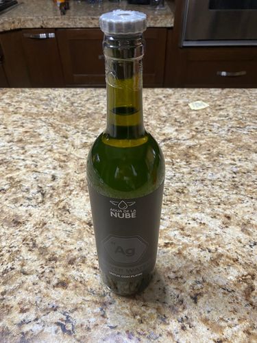 Customer photo review of Silver Water - Your Immune System Booster. (25 oz / 40 ppm) (750 ml / 40 ppm)