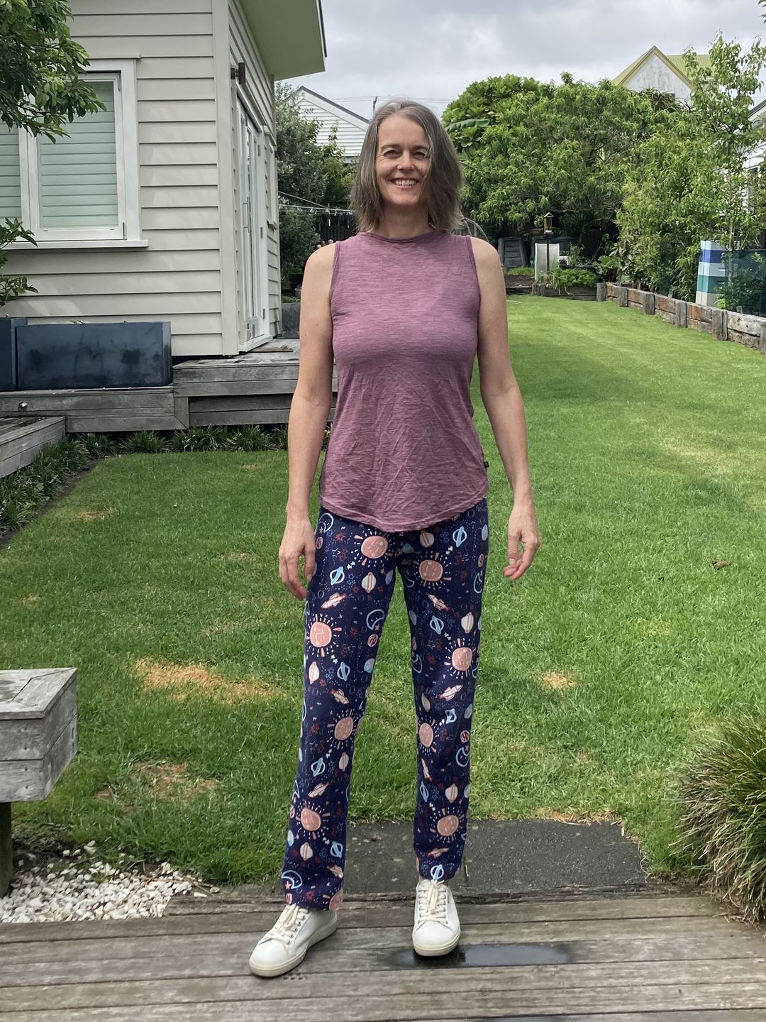 Customer photo review of Straight Leg Pants Black