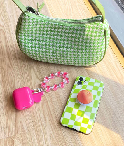 Customer photo review of Indie Aesthetic Checkerboard iPhone Case