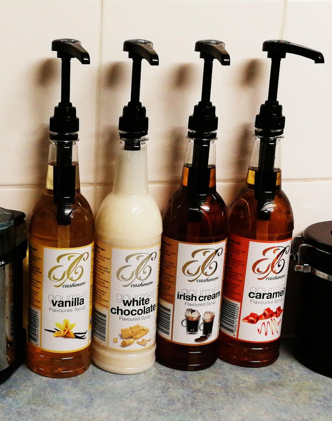 Customer photo review of White Chocolate Coffee Syrup