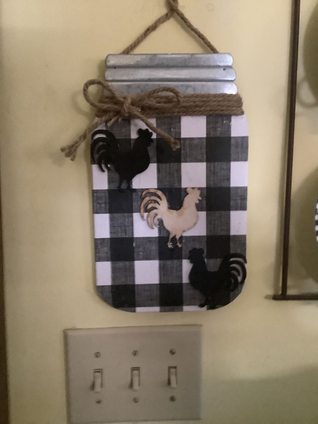 Customer photo review of Unfinished Wooden Rooster Chicken Shape - Farm Animal - Craft - up to 24" DIY