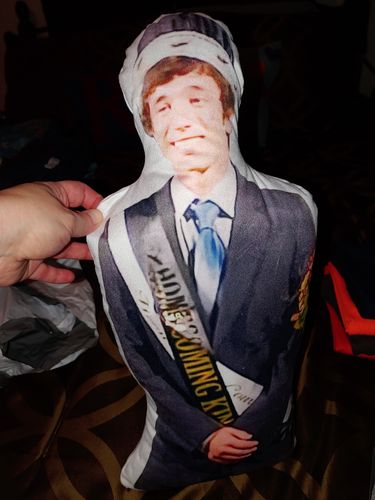 Customer photo review of Create A Custom Full Body Shaped Pillow