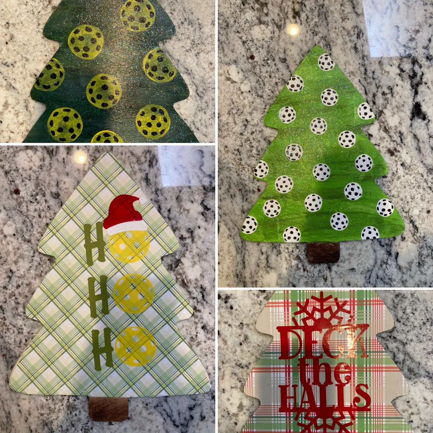 Customer photo review of Unfinished Wooden Simple Christmas Tree Shape - Craft - up to 24" DIY