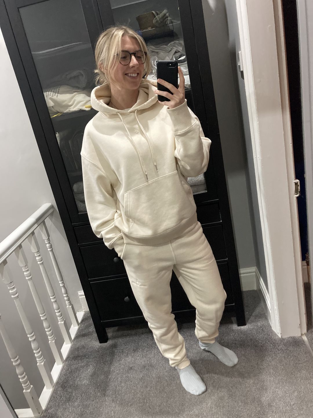 Customer photo review of Organic Embroidered Logo Oversized Heavyweight Hoodie