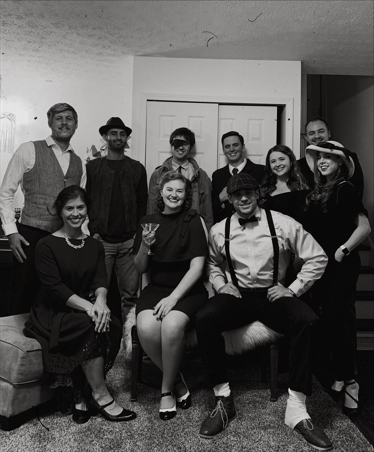 Customer photo review of 1940s Murder Mystery Host Your Own Game Kit