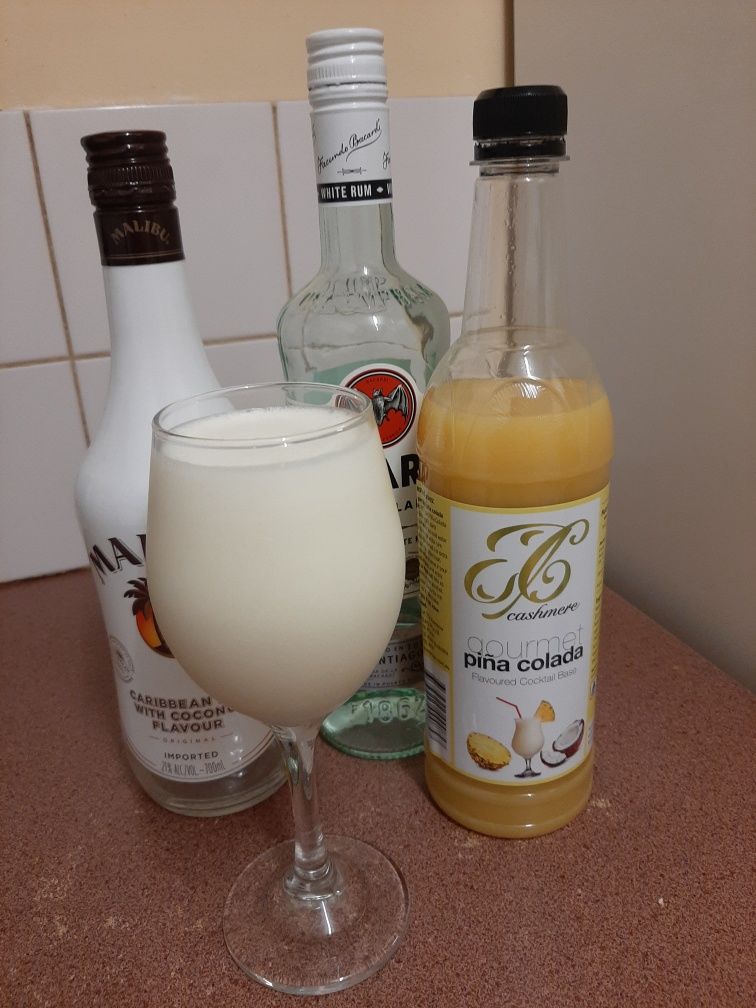 Customer photo review of Piña Colada Cocktail Mix