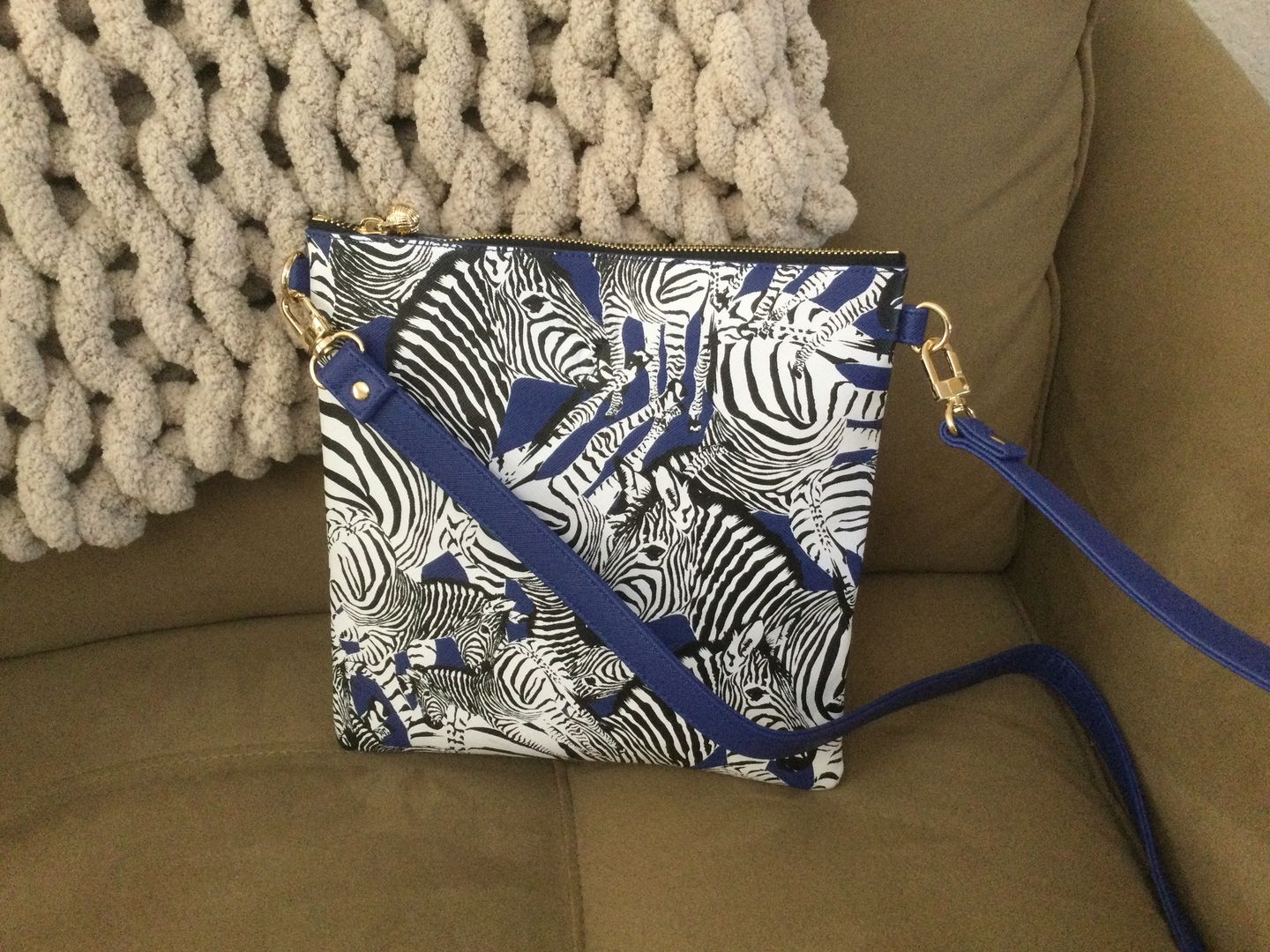 Customer photo review of #6 Diana Zebra Navy