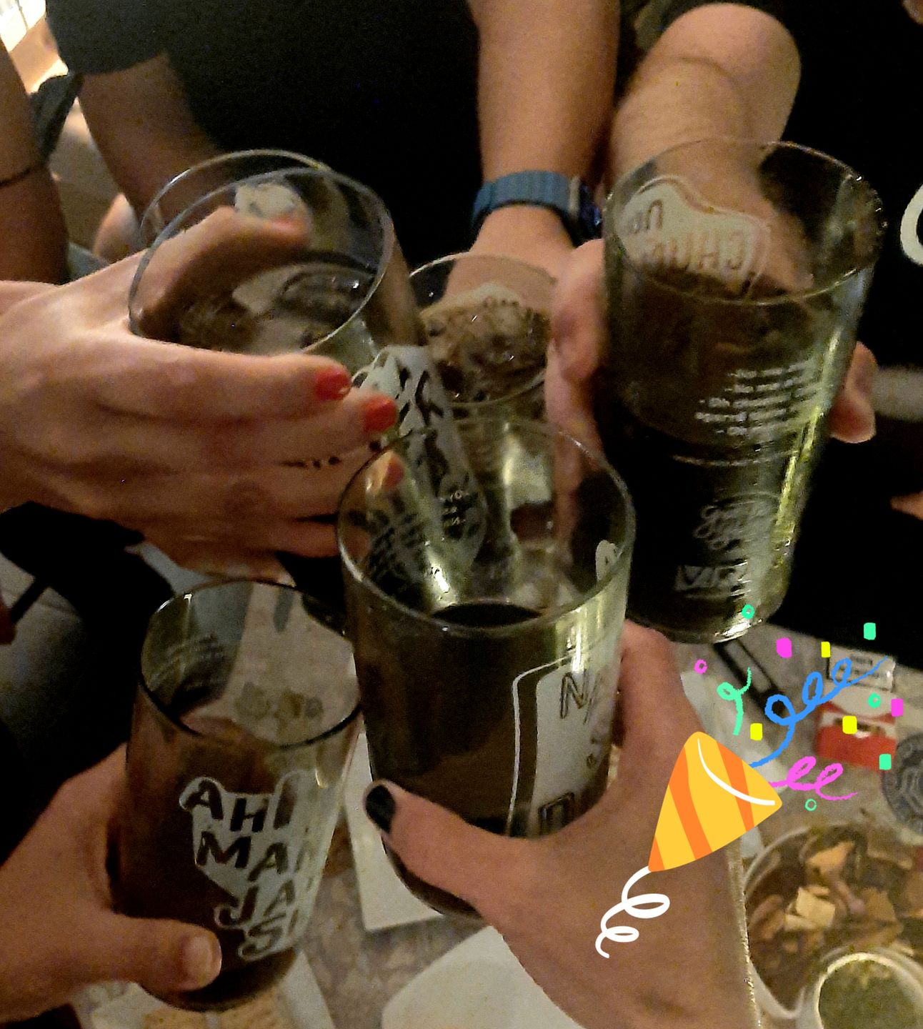 Customer photo review of Piscoleras Juego de 6 Vasos
