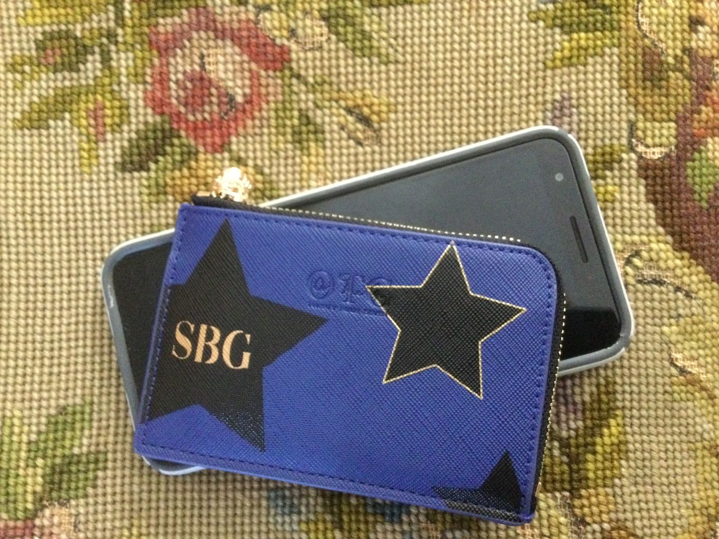 Customer photo review of Card Case Sam Star Navy