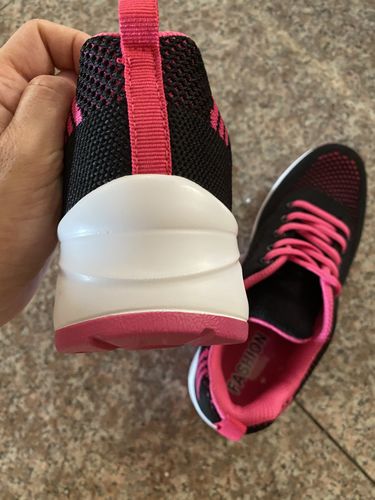 Customer photo review of Women's Comfortable Platform Walking Sneakers