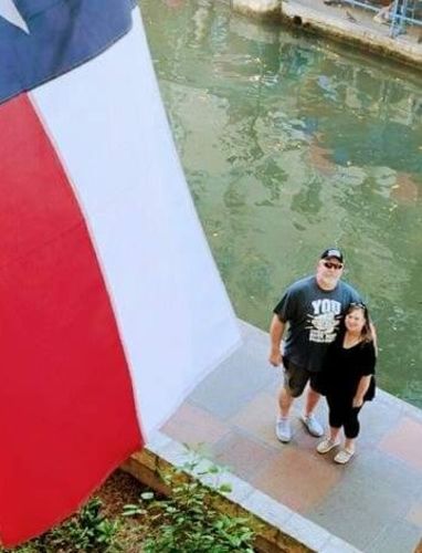 Customer photo review of Swallowed Cotton Tee