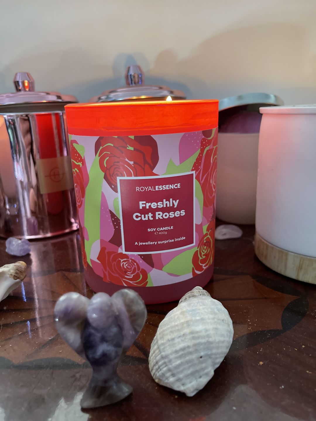 Customer photo review of Freshly Cut Roses (Candle)