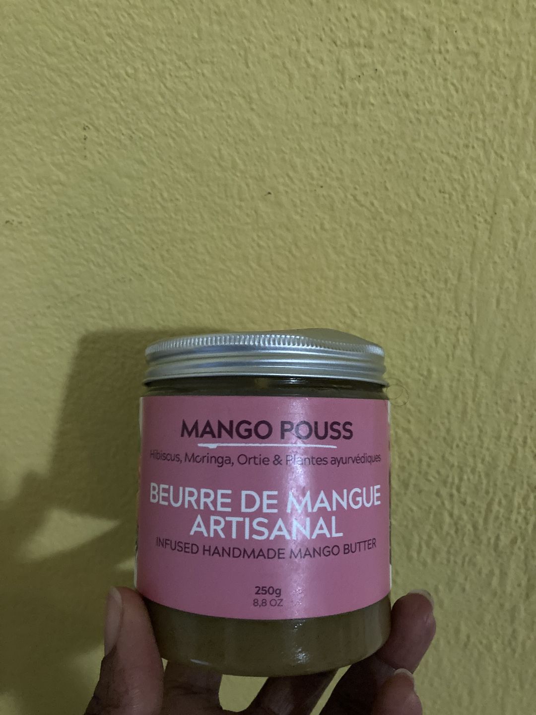 Customer photo review of Beurre de mangue artisanal POUSS