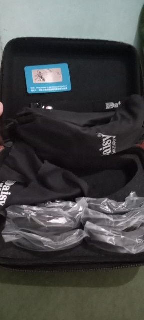 Customer photo review of Durable Polarized Riding Goggles - 4 Lens Kit