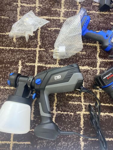 Customer photo review of Spray Gun , DKSG55K1/20VDKCX01 High Power Electric Paint Sprayer,3 Nozzle & 800 ml Large capacity,HVLP, Easy Spraying by DEKO