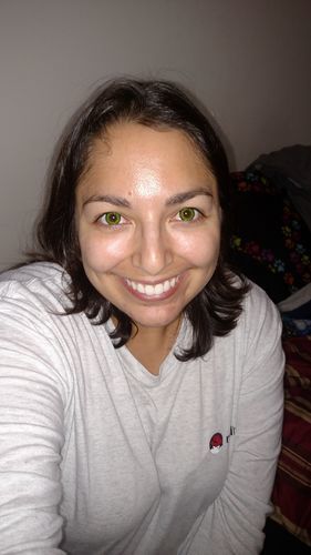 Customer photo review of MOJOSEE Kise Ryota Gold Colored Contact Lenses
