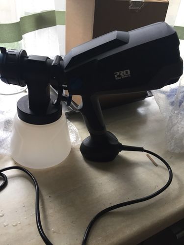 Customer photo review of Spray Gun , DKSG55K1/20VDKCX01 High Power Electric Paint Sprayer,3 Nozzle & 800 ml Large capacity,HVLP, Easy Spraying by DEKO