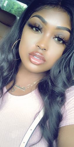 Customer photo review of MOJOSEE Glass Ball Brown Colored Contact Lenses