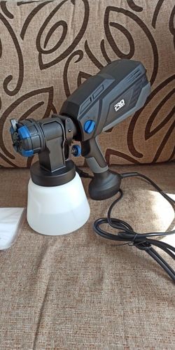 Customer photo review of Spray Gun , DKSG55K1/20VDKCX01 High Power Electric Paint Sprayer,3 Nozzle & 800 ml Large capacity,HVLP, Easy Spraying by DEKO