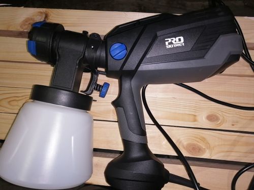 Customer photo review of Spray Gun , DKSG55K1/20VDKCX01 High Power Electric Paint Sprayer,3 Nozzle & 800 ml Large capacity,HVLP, Easy Spraying by DEKO