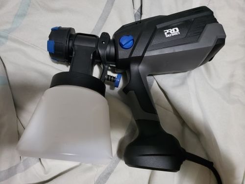 Customer photo review of Spray Gun , DKSG55K1/20VDKCX01 High Power Electric Paint Sprayer,3 Nozzle & 800 ml Large capacity,HVLP, Easy Spraying by DEKO