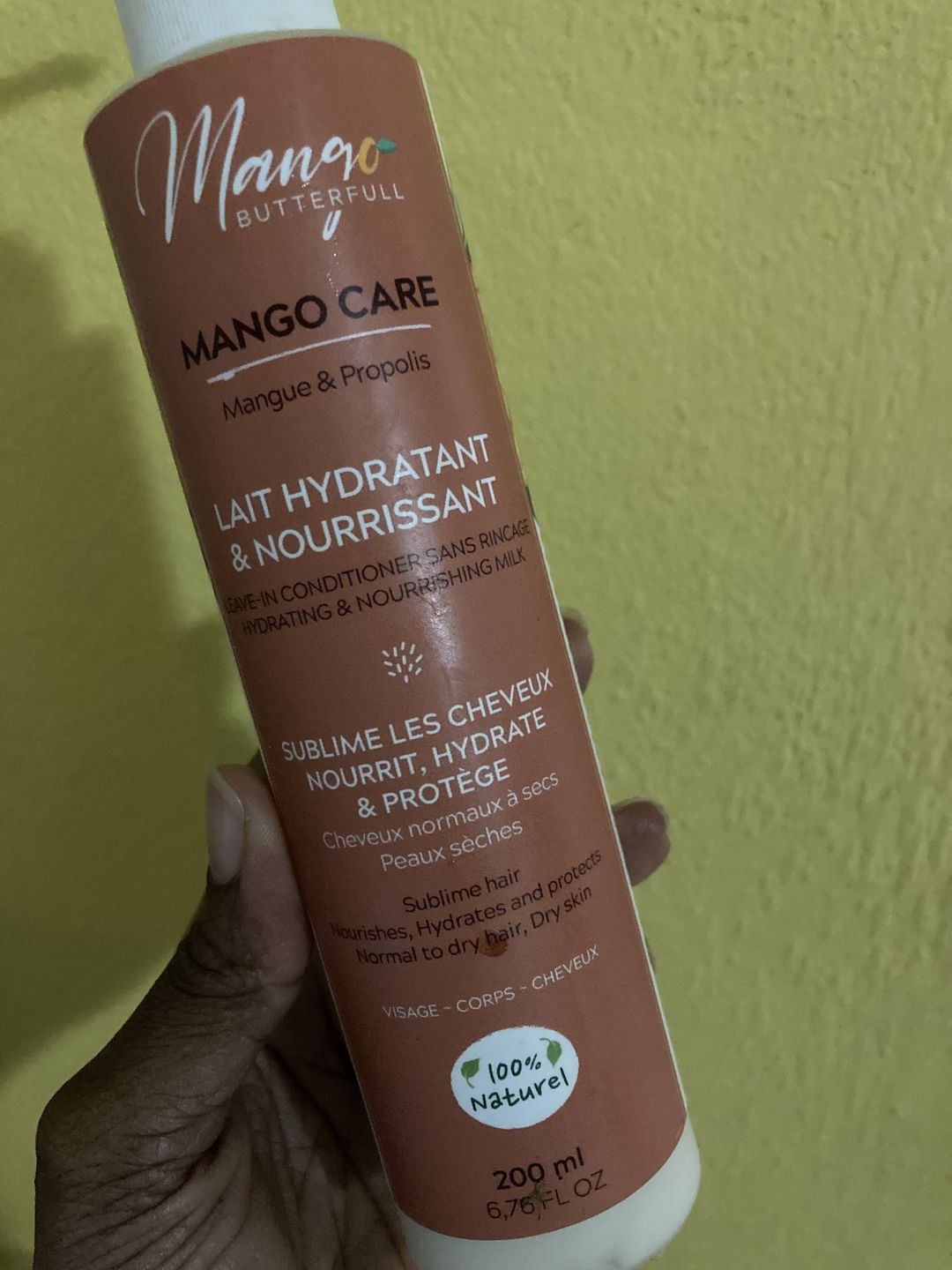 Customer photo review of Lait hydratant et nourrissant - CARE