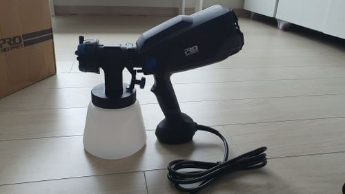 Customer photo review of Spray Gun , DKSG55K1/20VDKCX01 High Power Electric Paint Sprayer,3 Nozzle & 800 ml Large capacity,HVLP, Easy Spraying by DEKO