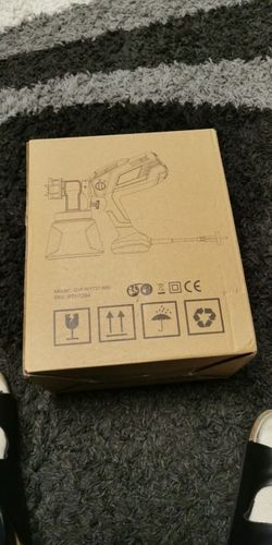Customer photo review of Spray Gun , DKSG55K1/20VDKCX01 High Power Electric Paint Sprayer,3 Nozzle & 800 ml Large capacity,HVLP, Easy Spraying by DEKO