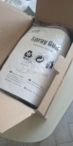 Customer photo review of Spray Gun , DKSG55K1/20VDKCX01 High Power Electric Paint Sprayer,3 Nozzle & 800 ml Large capacity,HVLP, Easy Spraying by DEKO