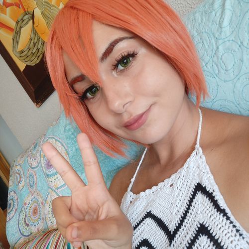 Customer photo review of MOJOSEE Kise Ryota Gold Colored Contact Lenses