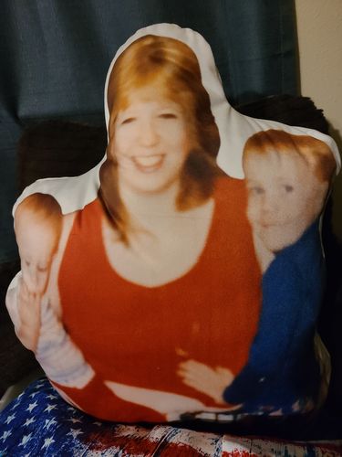 Customer photo review of Create A Custom Object Pillow