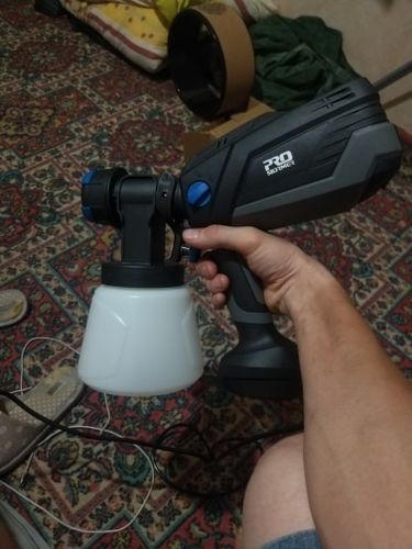 Customer photo review of Spray Gun , DKSG55K1/20VDKCX01 High Power Electric Paint Sprayer,3 Nozzle & 800 ml Large capacity,HVLP, Easy Spraying by DEKO