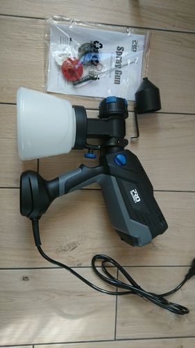 Customer photo review of Spray Gun , DKSG55K1/20VDKCX01 High Power Electric Paint Sprayer,3 Nozzle & 800 ml Large capacity,HVLP, Easy Spraying by DEKO