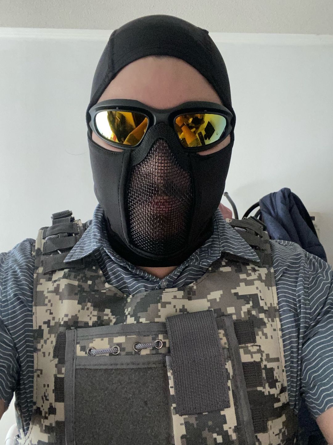 Customer photo review of Durable Polarized Riding Goggles - 4 Lens Kit