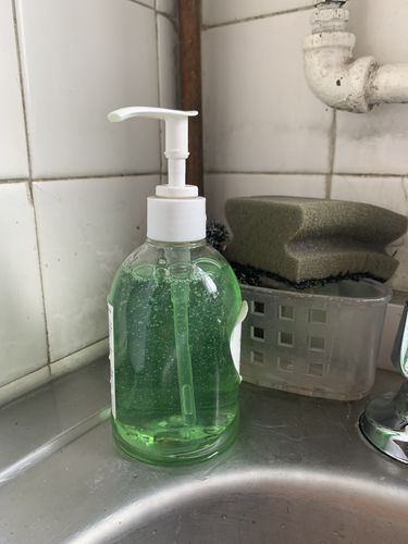 Customer photo review of Jabón para lavar PLATOS con olor