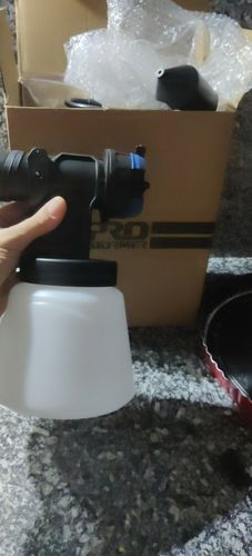 Customer photo review of Spray Gun , DKSG55K1/20VDKCX01 High Power Electric Paint Sprayer,3 Nozzle & 800 ml Large capacity,HVLP, Easy Spraying by DEKO