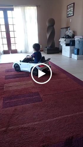 Customer video review of Mercedes GTR White 12V - Kids Electric Ride On Car