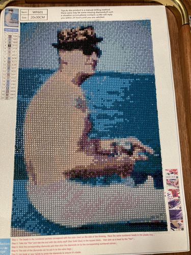 Customer photo review of Your Advanced Custom Diamond Painting Kit - Premium Quality