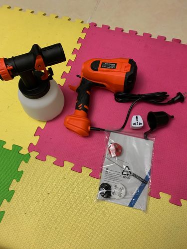 Customer photo review of Spray Gun , DKSG55K1/20VDKCX01 High Power Electric Paint Sprayer,3 Nozzle & 800 ml Large capacity,HVLP, Easy Spraying by DEKO